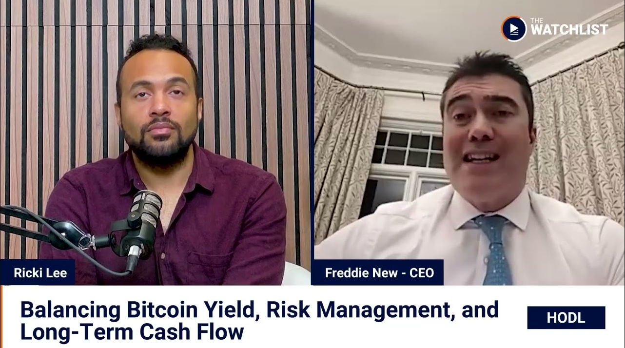 B Hodl CEO Freddie New on Building a Bitcoin Treasury and Generating Secure Yield